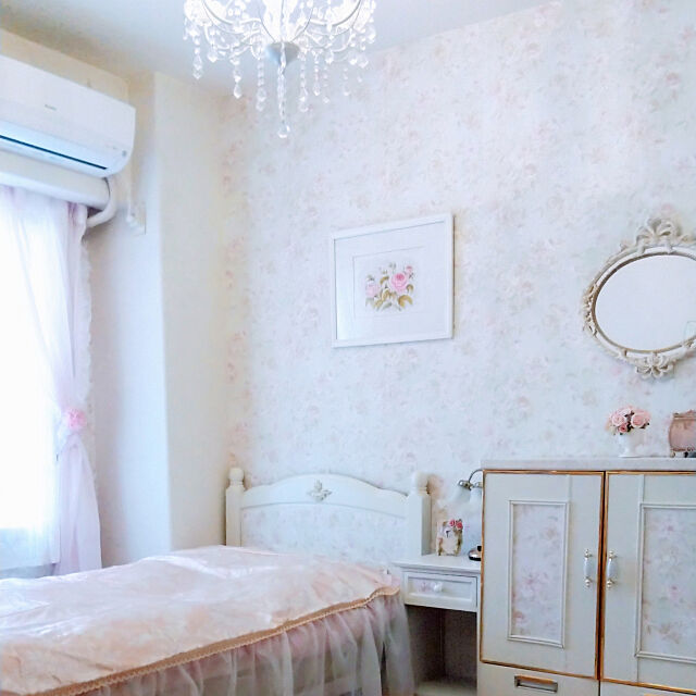 Bedroom,ゆめかわいい,雑貨,アンティーク,ハンドメイド,DIY,姫系 sugar-graceの部屋