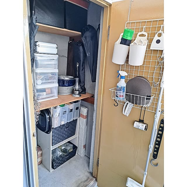 Entrance,捨て活,シンプルな暮らし,団地暮らし,団地インテリア,ベランダ,物置,物置収納,収納,断捨離 waniwaniの部屋