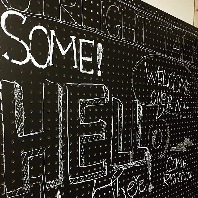 On Walls,賃貸マンション,男前化計画,しゃれとんしゃあ会,DIY,DIY棚,LABRICO,ラブリコ,2×4材,平安伸銅工業,パンチングボード hanamamaの部屋