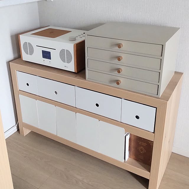 My Shelf,一人暮らし,1LDK,arne,シンプルインテリア,生活感をなくしたい,ダイソーブックエンド,無印良品,書類収納,書類収納ボックス sumomoの部屋