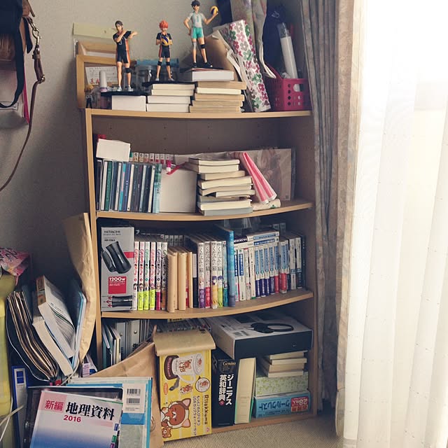 My Shelf,記録用ですm(_ _)m,もう限界,実家です,汚部屋,本棚,山善収納部,山善,山善さんありがとうございました♡,山善サンプリング当選,女子力なし… manuの部屋