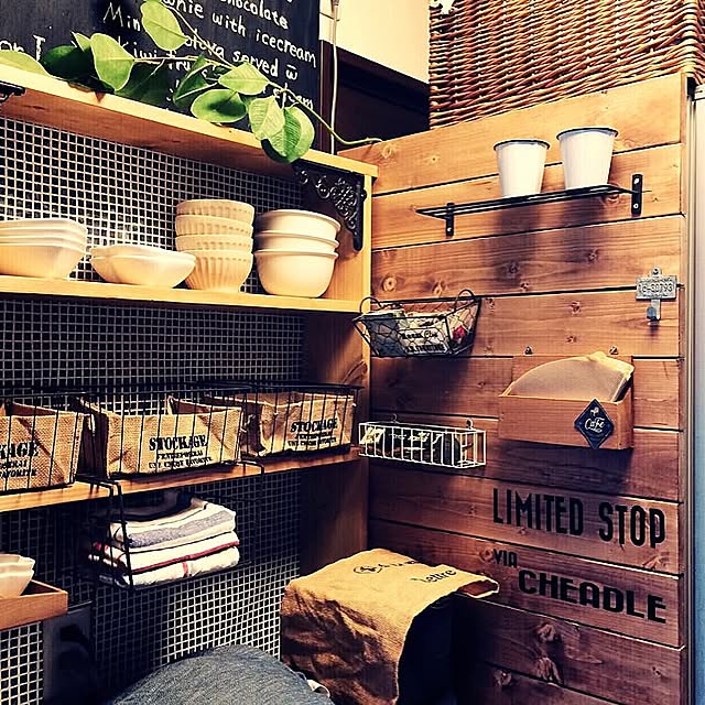 Kitchen,しゃれとんしゃあ会,RC九州支部,キッチンDIY,棚DIY,板壁DIY,ベニヤ板黒板,連投失礼します★,コメント返信まだでごめんなさい。 neigeの部屋