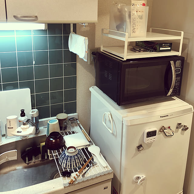 Kitchen,plateシリーズ,towerシリーズ,水切りカゴなし生活,一人暮らし matope.onoの部屋