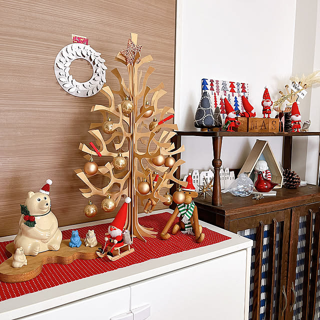 My Shelf,ののさま,ノルディカニッセ,クリスマス,loviツリー,しろくま貯金箱,イッタラ　バード Noricoの部屋