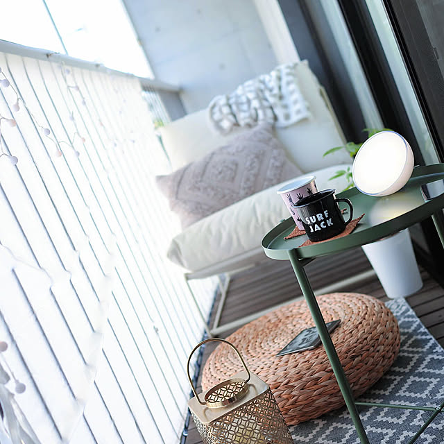おうちアウトドア,H&M HOME,北欧モダン,IKEA,緑のある暮らし,北欧,照明,コーヒーのある暮らし,ZARA HOME,Entrance,ベランダ natsuminoの部屋
