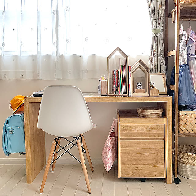 My Desk,子供部屋女の子,７歳娘,明るい窓辺,子供部屋,小２娘,学習机,プチプラ,本の家,ウッド,ナチュラル,デスク周り,素敵な連休をお過ごし下さい♪,見てくださってありがとうございます♡ koko_hikaの部屋