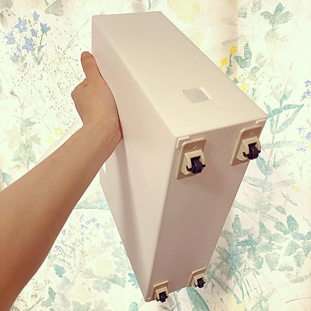 １分でできる,ファイルボックス,コンロ下収納,キャスター,ダイソー,10分でできる,コンテスト参加中,100均,Kitchen ZARYANの部屋