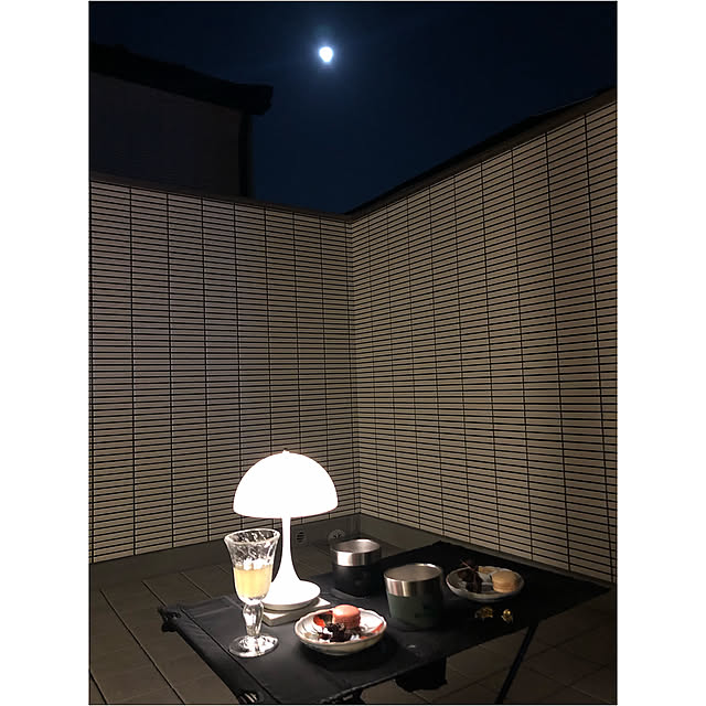 お月見,バルコニー,2022・9・10 SAT,丁寧な暮らし,小さな幸せ,パナソニックホームズ Rororiの部屋