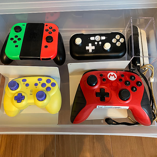 Lounge,コントローラー収納,Switch収納,無印良品,大掃除,断捨離中,ダイソー,100均 kokkokeiyamaの部屋