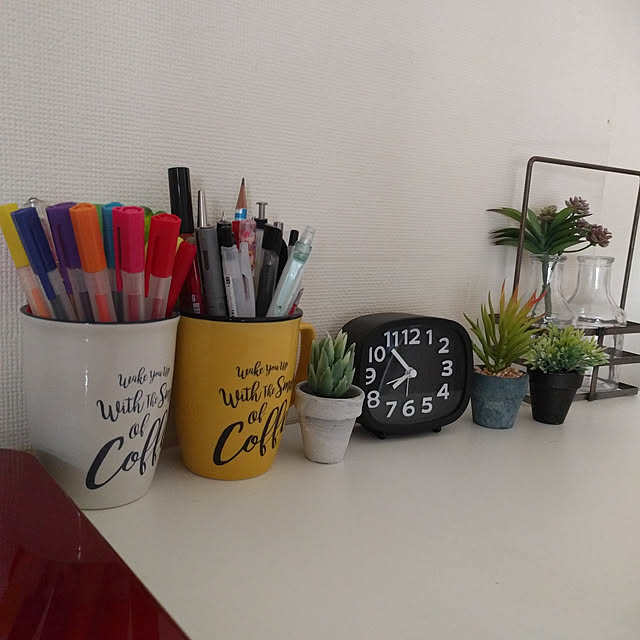 My Desk,10000人の暮らし,暮らしの一コマ,雑貨,CAN DO,seria,無印,ママコーナー Cozy-m-Roomの部屋