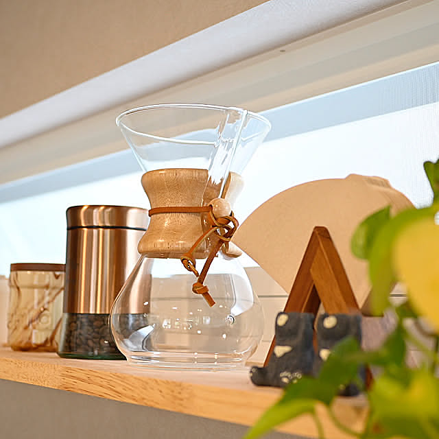 My Shelf,DEAN&DELUCA,コーヒーグッズ,珈琲,ケメックス6カップ,心地よい暮らし,Nikonzfc,夫婦2人暮らし y.tora5の部屋