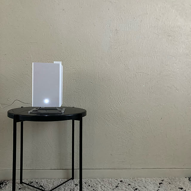 Anton,RoomClipショッピング,お家見直しキャンペーン,インスタ→nuunao2019,賃貸,賃貸マンション,賃貸インテリア,海外インテリアに憧れる,シンプルインテリア,モノトーンインテリア,IKEA,サイドテーブル,加湿器,On Walls nuunao2019の部屋