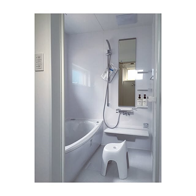 Bathroom,お値段以上ニトリ,ニトリ,バスルーム,お風呂,風呂,ホッカラリ床,日常,ナチュラル,IG→77ponstagram99,お気に入り,塩系インテリアの会,暮らし,Happy,インテリア,smile,シンプルライフ,塩系インテリア,マイホーム,注文住宅,もたない暮らし,favorite 77poan99の部屋