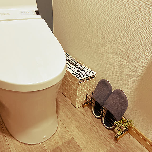 DIY,トイレスリッパ収納,トイレ,ダイソー,Bathroom,スリッパ立てDIY miwaの部屋