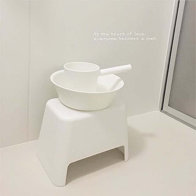 Bathroom,湯桶,お風呂場,無印良品,ホワイトナチュラル,清潔感大切 asami.の部屋