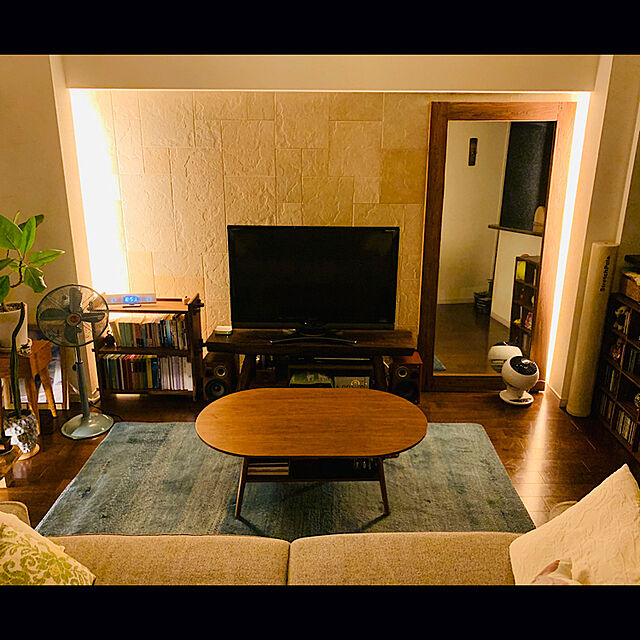 間接照明,観葉植物,グリーンのある暮らし,間接照明のある暮らし,Lounge fukumaruの部屋