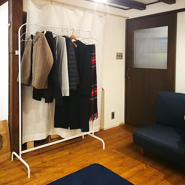 コートハンガー,IKEA,リノベーション,アメリカンスイッチ,MULIG,On Walls kazenの部屋