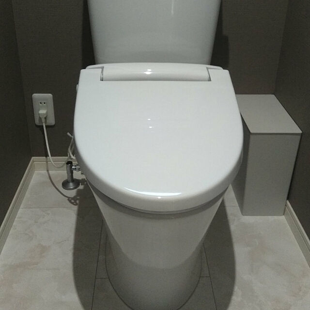 Bathroom,10000人の暮らし,初投稿,シンプル,セカンドトイレ,無印　ゴミ箱・角型 sa-monの部屋