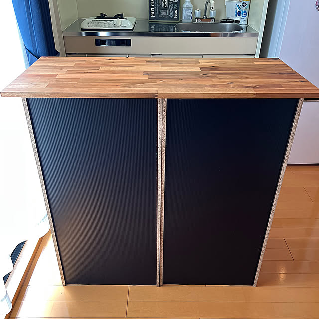 Kitchen,1K 1人暮らし,ニトリ,3段カラーボックス,ミニキッチン marukoの部屋