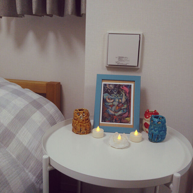 Bedroom,ねこ雑貨,ポストカードディスプレイ,ガネーシャ yosi_caの部屋
