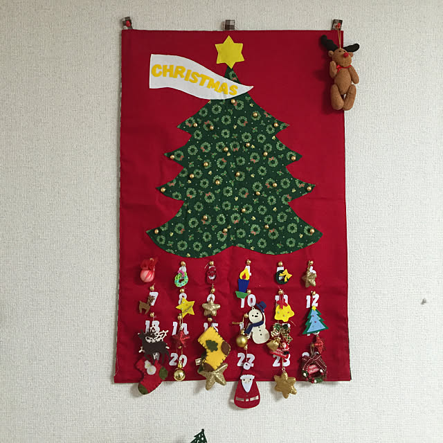 On Walls,クリスマス,ナチュラルキッチン,ハンドメイド,ダイソー hitomiの部屋