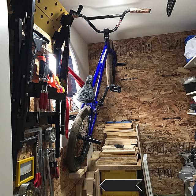 Entrance,工具置き,BMX,OSB合板,シューズクローゼット,DIY TOMO-YANの部屋