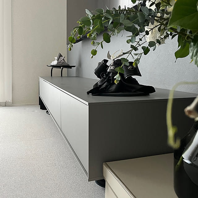 Lounge,ミラタップ,シンプルモダン,シンプルインテリア,グレーインテリア,すっきり暮らす,シンプルな暮らし kt._homeの部屋