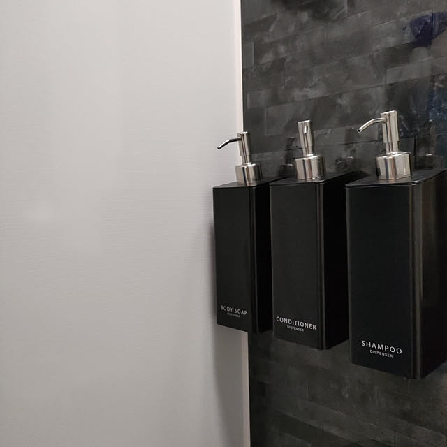 Bathroom,マグネット収納,ヤマザキ実業,YAMAZAKI,山崎実業,TOTO,サザナ,クレアダークグレー,イベント投稿,ディスペンサー,tower,タワー tower,詰め替えボトル ya_maの部屋