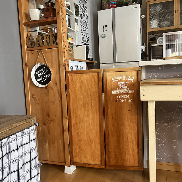 侵入防止,柵,ベビーゲート,ペットフェンス,ガードDIY,折りたたみ扉,パタパタ扉,目隠し,DIY,建売住宅,イベント参加,建売だけど自分好みに,Lounge,My Shelf,ディアウォール viviの部屋