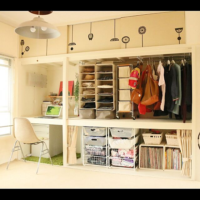 My Shelf,無印良品,IKEA,ＤＩＹ,押入れ,セルフリノベーション,見せる収納,ＭＡＣ,作業机,ミニマリスト Makeesの部屋
