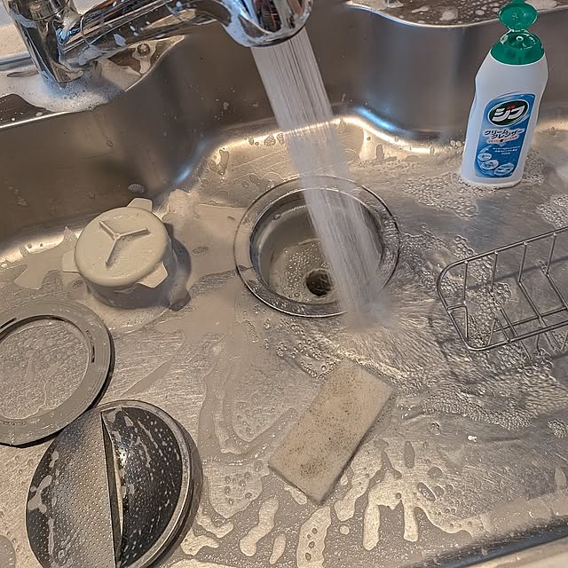 Kitchen,暑さ対策,排水口,排水口掃除,キッチンシンクの排水口,猫との暮らし,ペットと暮らす,猫と暮らす家 lovepeaceの部屋