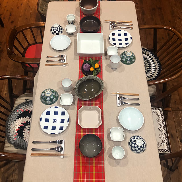 リサイクルショップ,IKEA,〇〇のある暮らし,レトロ,有田焼,こどもと暮らす,古いものが好き,昭和レトロ,波佐見焼,My Desk,無印良品,テーブルコーディネート,テーブルランナー,反物,武雄焼 mutsuの部屋