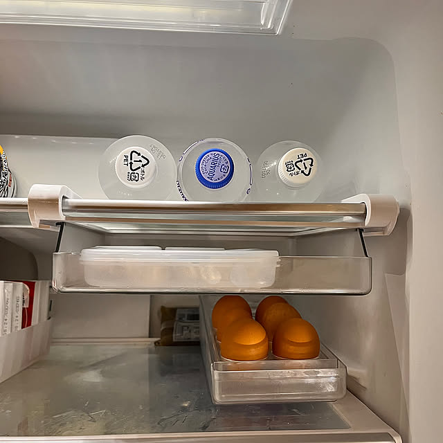 My Shelf,お弁当作り,冷蔵庫隙間収納,ダイソーの保存容器,ニトリの冷蔵庫用収納,薄型タッパー,冷蔵庫棚下収納トレー,キッチン収納 Attaの部屋