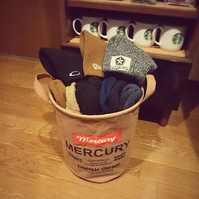 MERCURY,バスケット,ニット帽,インテリアしゃないですが katsuの部屋