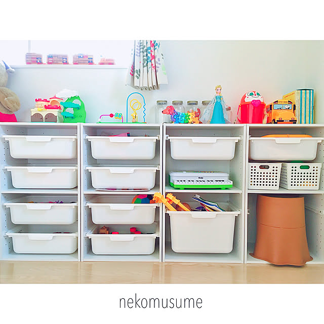 My Shelf,カラボ収納,ニトリ,こどもと暮らす。,おもちゃ部屋,おもちゃ収納,子ども部屋 nekomusumeの部屋