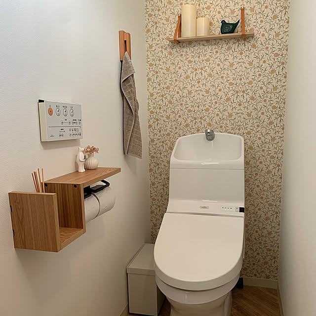 Bathroom,モリス,トイレットペーパーホルダー,トイレ,北欧,建売,建売住宅,飾り棚,ダイソー miko0503の部屋