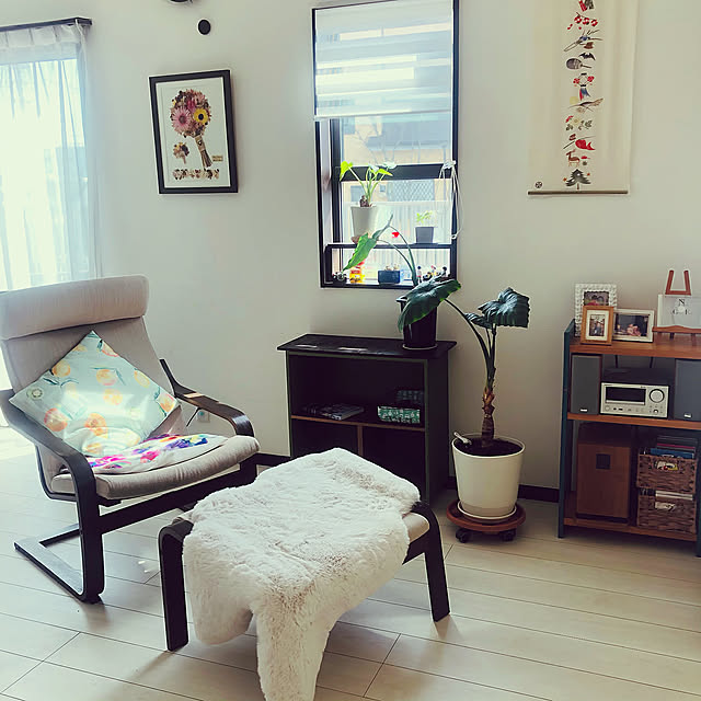 コストコ,DIY,ナチュラルインテリア,ポエング,手ぬぐいインテリア,IKEA,観葉植物,ニトリ,Lounge hanasakiの部屋
