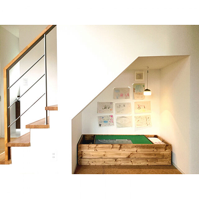 On Walls,snow peak,ほおずきライト,キッズスペース,階段下スペース,LEGO,IG→haru._.na12 harunakiyoの部屋