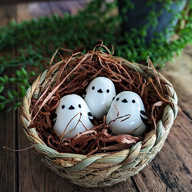 アニマルモチーフ,セリア,調味料入れ,シマエナガ,My Desk,デイリー掲載ありがとうございます momozouの部屋