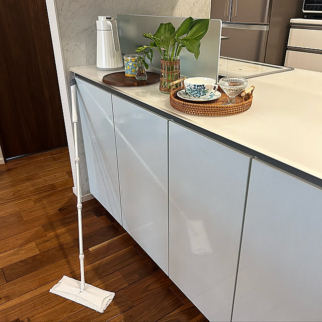 Kitchen,クイックルワイパー,クイックル,予防掃除,ニオイ対策,暮らしの味方,夏の暮らし準備2025,スミリン,ウォールナットの床材 banbinaの部屋