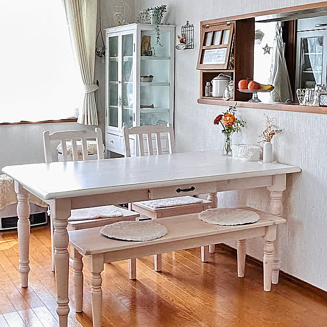 My Desk,テーブル,ダイニングテーブル,ナチュラル雑貨,ダイニングテーブル＆チェア,好きな眺め,春の模様替え tommy93の部屋