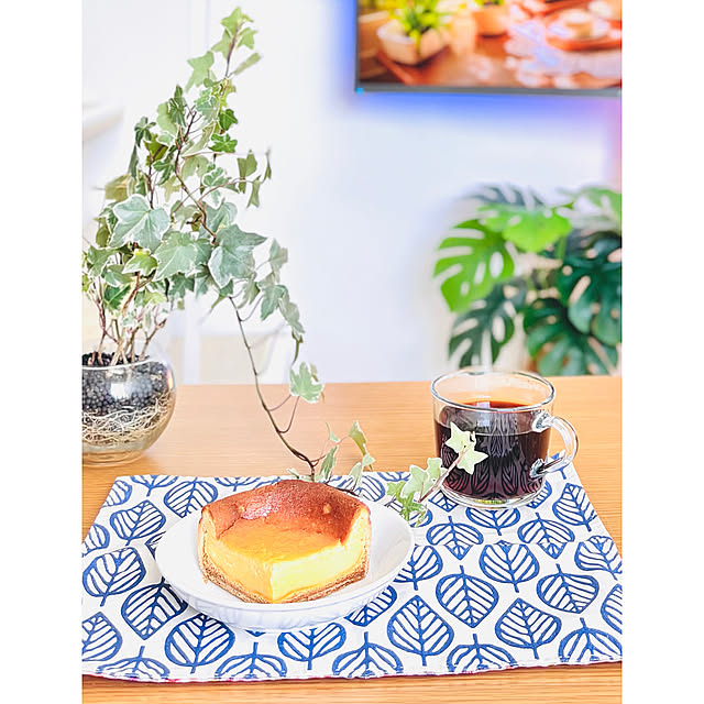 Lounge,ハイドロカルチャー,へデラ,ピネード チーズケーキ,セリア,プチプラインテリア,観葉植物,照明,IKEA,スイーツ,北欧 miyoの部屋