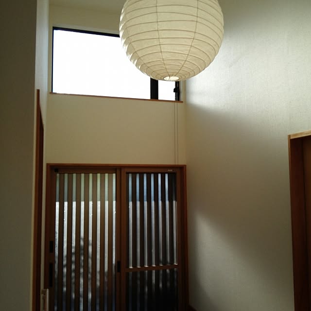 Entrance,照明,玄関吹き抜け echenyanの部屋
