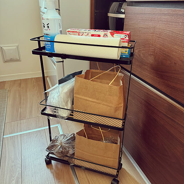 Kitchen,RoomClipショッピング,おうち見直し企画,隙間収納,キッチンワゴン,tower Claraの部屋