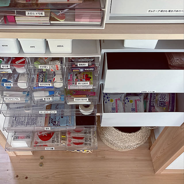 薬の収納,無印良品,ニトリ,My Shelf Asamiの部屋