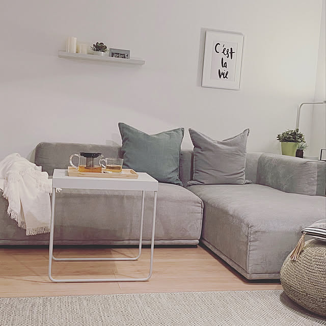 Francfranc,ナチュラルインテリア,IKEA 照明,シンプルライフ,建売住宅,シンプルインテリア,グレー好き,塩系インテリア,アースカラー好き,IKEA,団らんスペース,Lounge t-styleの部屋