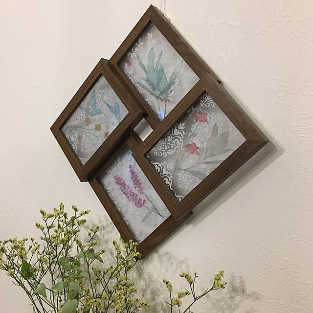 On Walls,ステンドグラス風,2017.7.23,いつもありがとうございます♡,ホワイトインテリア,ニトリ,ニトリ2017ウォールデコモニター,ウォールデコ,ウォールステッカー Sakura_hanaの部屋