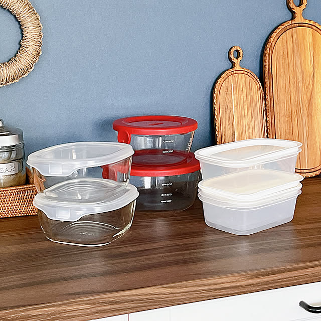 Kitchen,耐熱ガラス容器,トップバリュ,イオン,カッティングボード,カップボード,HARIO,ハリオ,保存容器,フォローすごく嬉しいです♡,いいね、いつもありがとうございます♡,いつも見てくださって、感謝です♡,いいね押し逃げごめんなさい(>_<) cotoriの部屋
