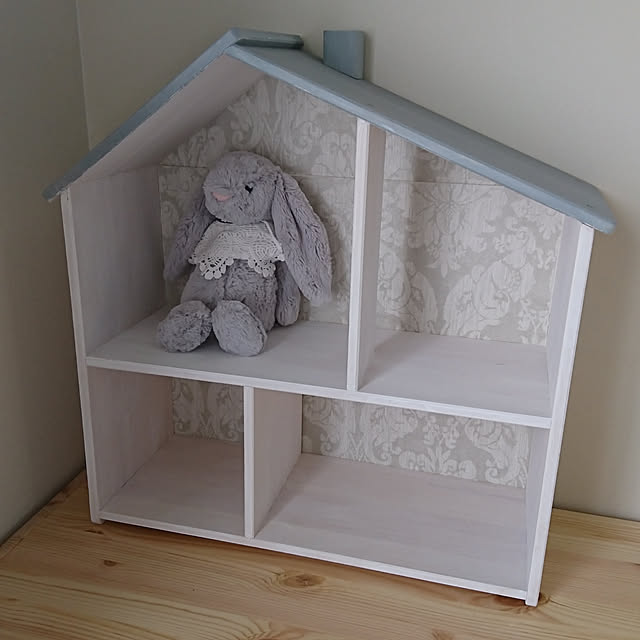 My Desk,IKEA,ドールハウス,自分でペイント,セリア,アンティーク risakoの部屋