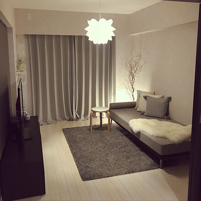 Lounge,ソファ,照明,マンションインテリア,北欧 tititomyuの部屋
